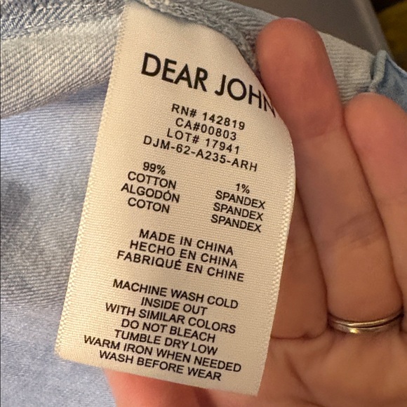 Dear John EUC Oversized Light Blue Shacket size S - Picture 3 of 7